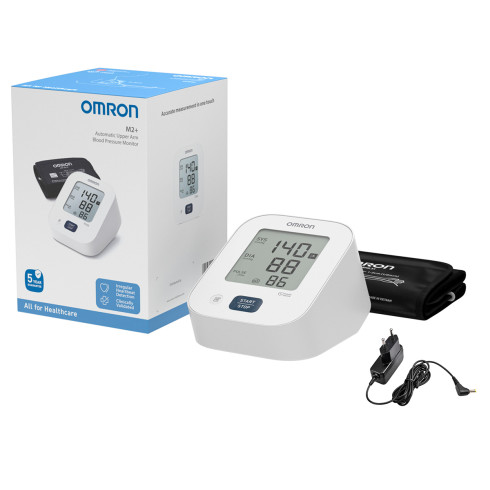  Тонометр автоматичний OMRON M2+ HEM-7188-LE з адаптером 