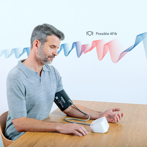 Тонометр автоматичний OMRON M3 Comfort AFib + адаптер 