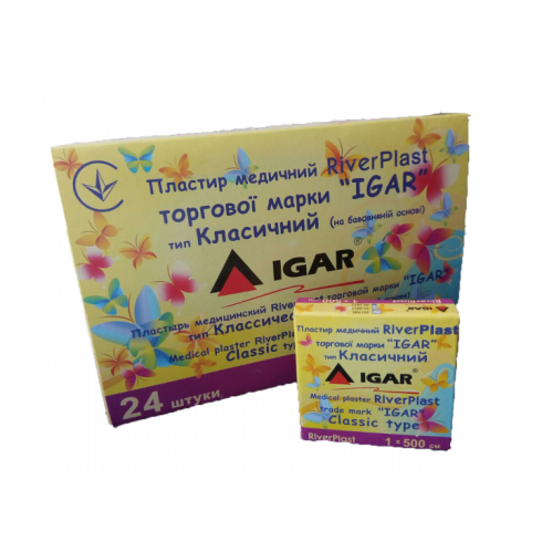 Пластир медичний RiverPlast TM "IGAR" (бавовняний)