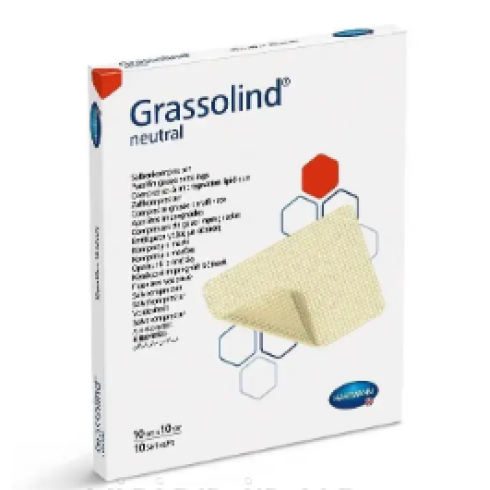 Пов'язка атравматична мазева Grassolind neutral 7,5 см х 10 см