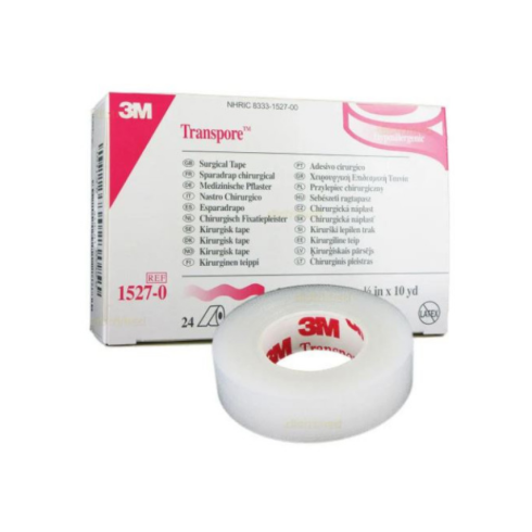 Пластир хірургічний прозорий Transpore 1,25см х 9,1м