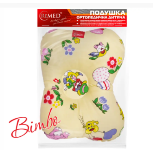 Подушка ортопедична дитяча (особлива ергономічна форма) Bimbo 250 х 340 х 60 мм, P501
