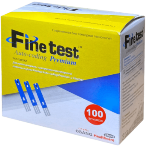 Тест-смужки для глюкометра Finetest Auto-coding Premium (100 шт.)