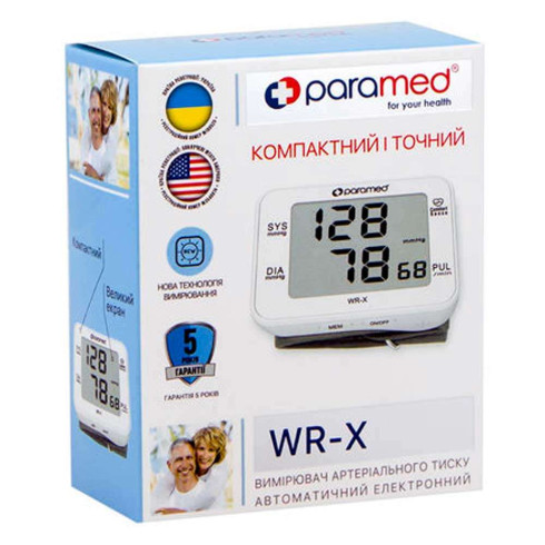 Тонометр на зап'ястя «PARAMED» WRX 