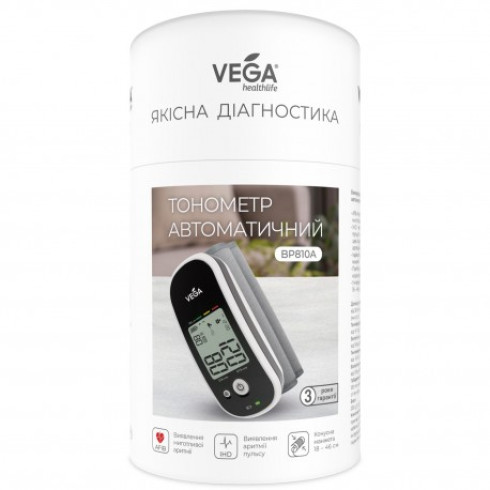 Тонометр автоматичний Vega BP810А